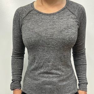 BONGO Long Sleeve Gray Cotton Shirt